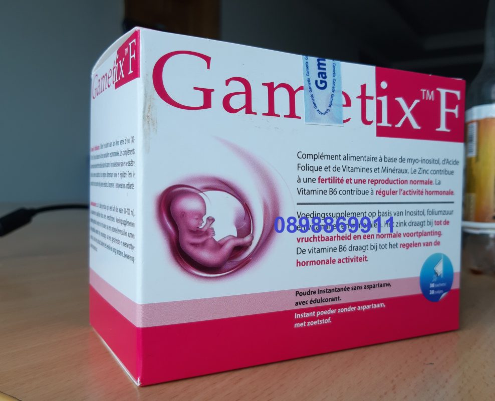 GAMETIX F - HỖ TRỢ ĐIỀU TRỊ VÔ SINH - HIẾM MUỘN HIỆU QUẢ