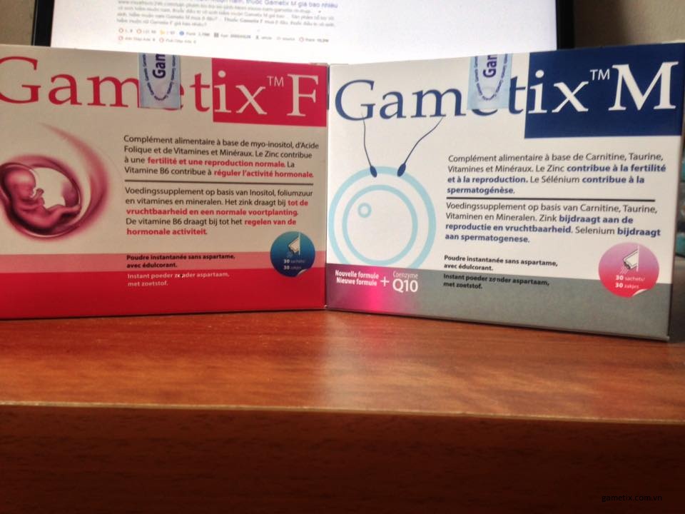 Tem sản phẩm chính hãng của thuốc gametix M