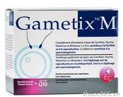 Hình ảnh: thuốc gametix M tăng khả năng sinh sản cho nam giới