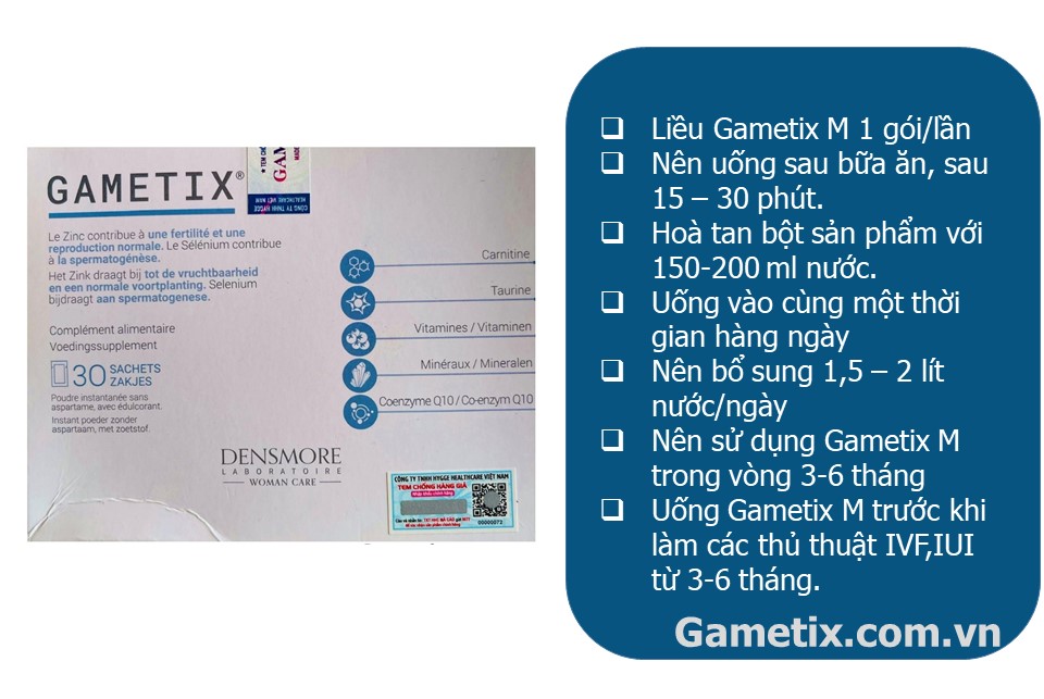 Hướng dẫn sử dụng Gametix M
